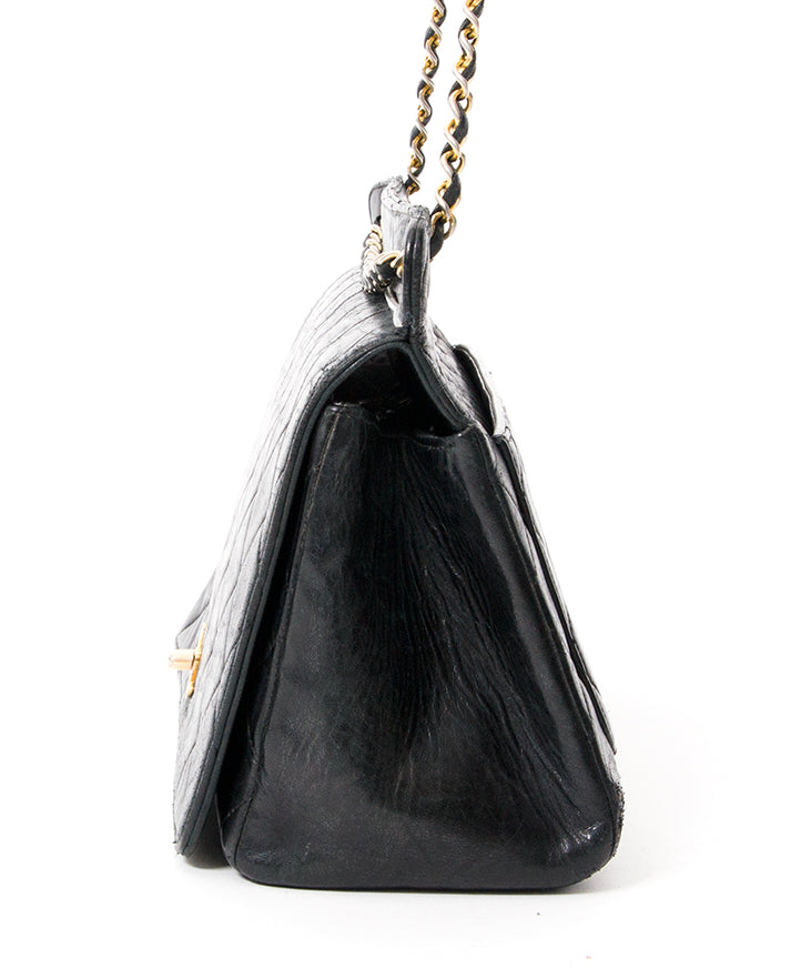acheter en ligne seconde main chanel trapezoid flapbag best price secondhand designer it bags