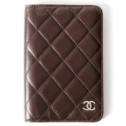 Chanel Brown Lambskin Small Agenda authentic secondhand safe online shopping designer brands high end luxury webshop Antwerp Belgium LabelLOV shopping fashion
