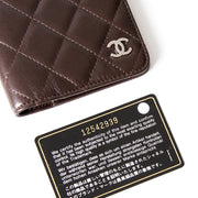 Chanel Brown Lambskin Small Agenda secondhand safe online shopping designer brands high end luxury webshop Antwerp Belgium LabelLOV shopping fashion