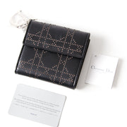 Lady Dior Black Perforated Small Wallet buy like new lady dior best price online webshop labellov, belgium worldwide shipping