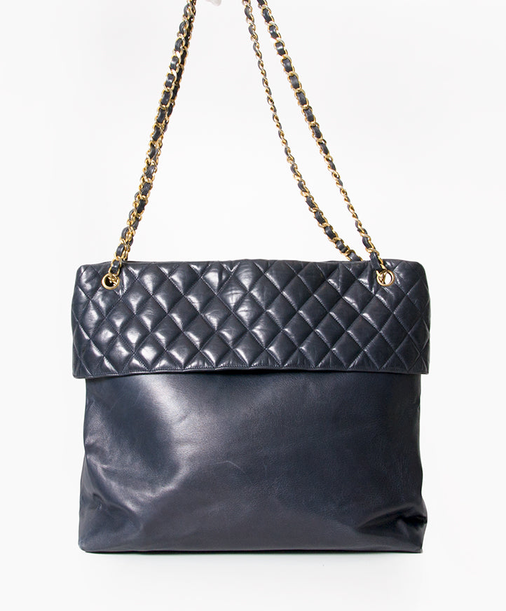 koop veilig tweedehands designer vintage chanel tote handtas aan de beste prijs, 100% echt en betrouwbaar