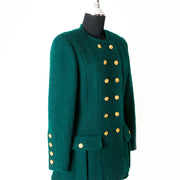 acheter en ligne seconde main Chanel Green Tweed tailleur pour le meilleur prix , comme neuf site en ligne LabelLov