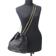 Chanel Black Bucket Drawstring Bag Buy authentic secondhand Chanel bags at the right price at LabelLOV vintage webshop. Safe and secure online shopping. Koop authentieke tweedehands Chanel tassen met juiste prijs bij LabelLOV.Vintage Chanel Navy