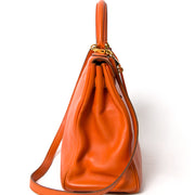 Hermes Orange Kelly 32 GHW + STRAPacheter enligne seconde main Hermes Orange Kelly 32 GHW avec centure pour le meilleur prix 100% authentic occasion
