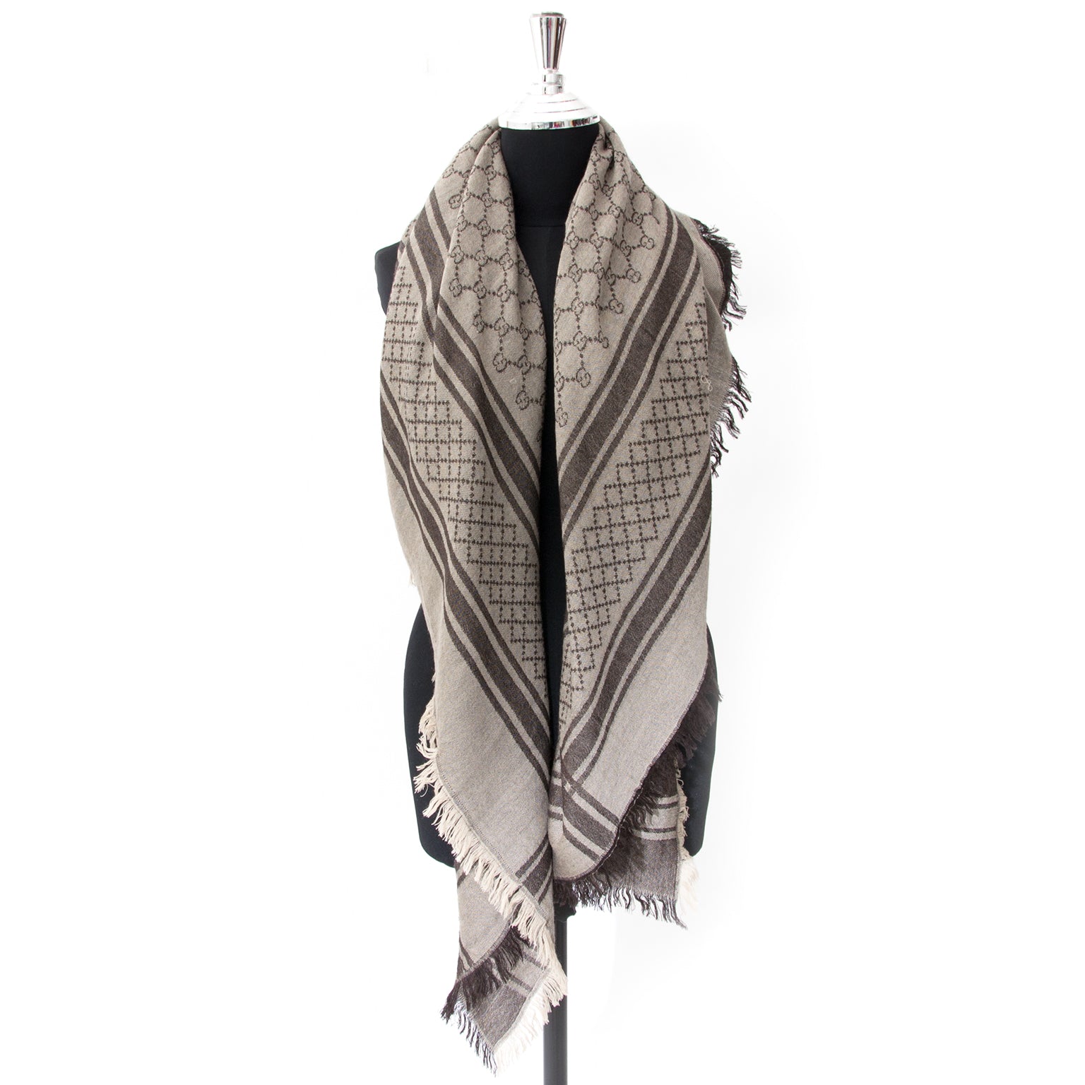 tweedehands 100% authentiek gucci sjaal gg net als nieuw webshop labellov