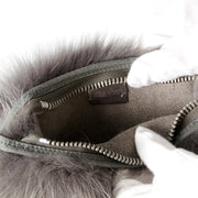 Rick Owens Fox Fur Shoulder Bag authentic secondhand safe online shopping webshop Belgium Antwerp LabelLOV fashion style high end labels luxury brands designer