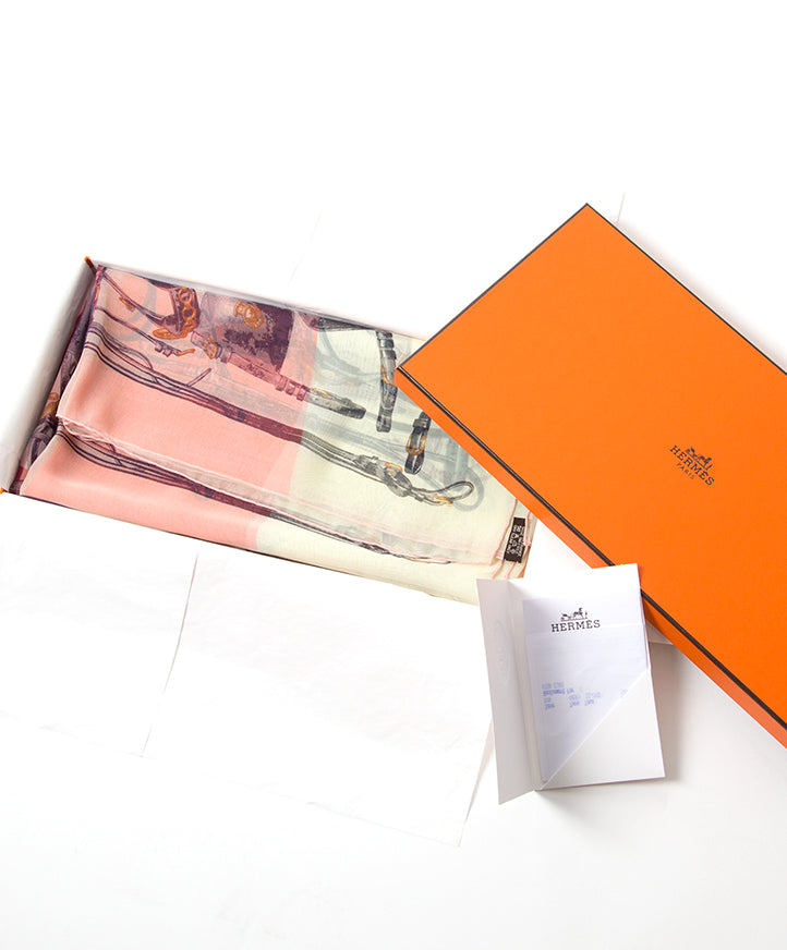 Hermès Mousseline 'Brides Rebelles' Silk Scarf authentic secondhand safe online shopping webshop Belgium Antwerp LabelLOV fashion style high end labels luxury brands designer