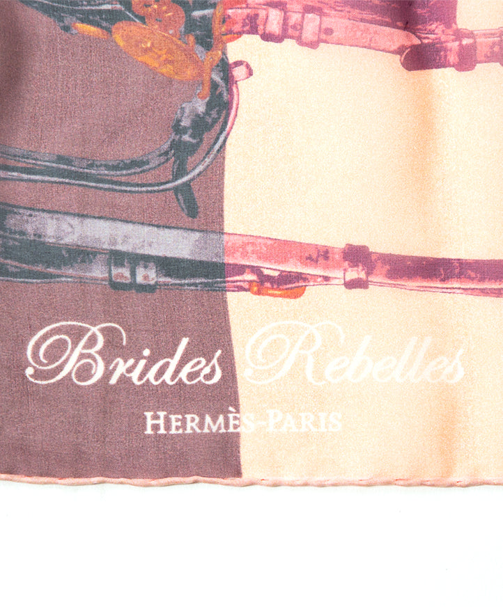 Hermès Mousseline 'Brides Rebelles' Silk Scarf sjaal authentiek tweedehands veilig online shoppen winkelen online webshop LabelLOV Antwerpen België mode stijl luxemerken luxe designer ontwerper