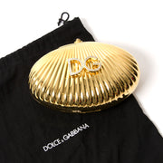 acheter en ligne seconde main dolche and gabanna d'or coquille cluctch pour le meilleur prix comme neuf