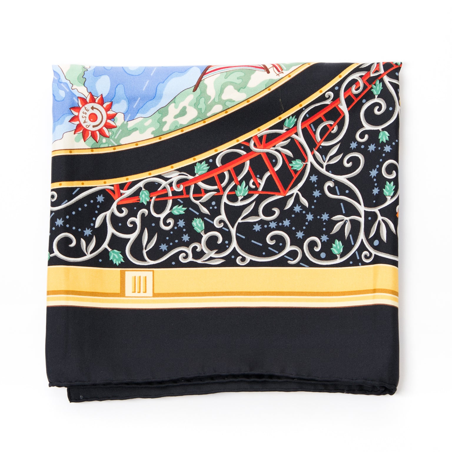 Hermes Silk Worldmap Scarf, Visit the webshop of Labellov for an wide variety of new and pre-loved luxury scarfs. The site offers a save and secure online shopping experience.