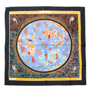 Hermes Silk Worldmap Scarf,Labellov verkoopt tweedehands Hermes sjaals met de juiste prijs.