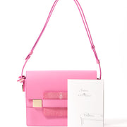Delvaux Le Madame Pink second hand authentic safe online shopping webshop LabelLOV Belgium Antwerp luxury brands bags high-end labels designer fashion