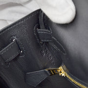 koop veilig online Brand New Hermes Kelly 25 Retourne Veau Swift Noir Black GHW aan de beste prijs