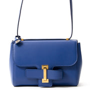 Delvaux Simplissime City PM Blue seconde main authentique en ligne shopping webshop Anvers Belgique LabelLOV luxe marques designer fashion style sacs