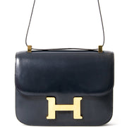 Hermès Constance Bag Navy Blue Marine acheter en ligne pour le meilleur prix 100% authentic occasion Hermes Constance site en ligne Anvers, Belgique