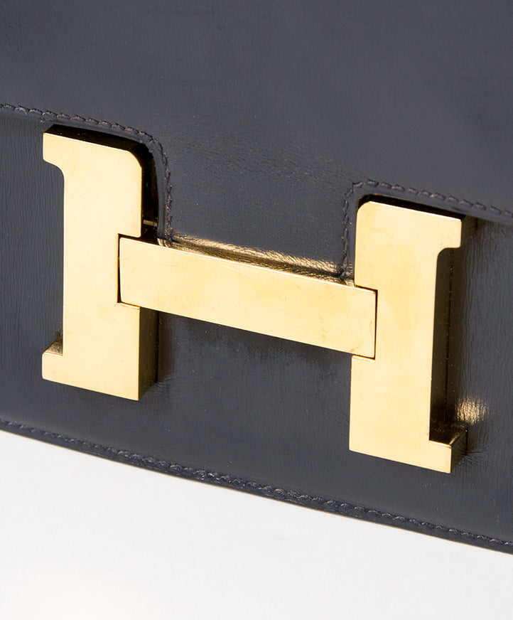 acheter secure 100% authentic Hermes Constance comme neuf pour le meilleur prix Hermès Constance Bag Navy Blue Marine