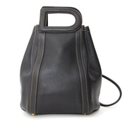 koop veilig online tweedehands Delvaux Black Punch Shoulder Bag aan de beste prijs online webshop labellov