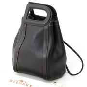 acheter en ligne seconde main sac a main Delvaux Black Punch Shoulder Bag pour le meilleur prix site en ligne labelov