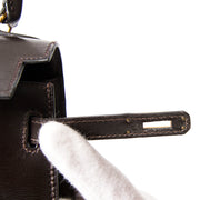 Hermès Kelly Mini Boxcalf Brown GHW With Strap acheter en ligne seconde main kelly mini pour le meilleur prix site en ligne labellov