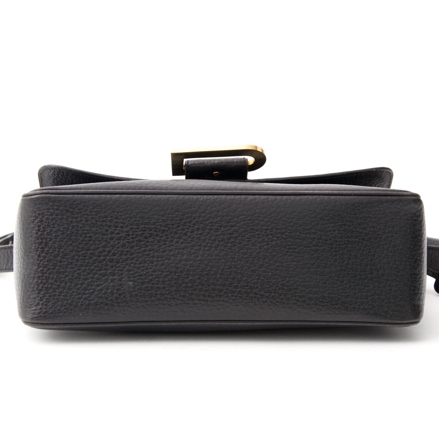Delvaux Zwarte Poirier Schoudertas