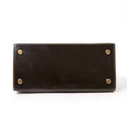Hermès Kelly Mini Boxcalf Brown GHW With Strap acheter en ligne kelly like new in box with dustbag webshop labellov belgium