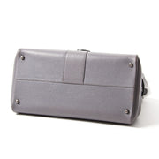 Delvaux Brillant MM Grey second hand authentic safe online shopping webshop LabelLOV Belgium Antwerp luxury brands bags high-end labels designer fashion
