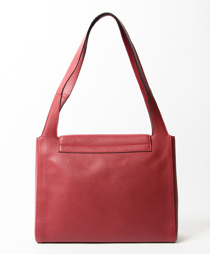 Delvaux Flambeau Trotteur Rosso Tote tweedehands authentiek merken merktassen designer luxetassen tassen handtassen veilig online shoppen webshop mode België Antwerpen LabelLOV