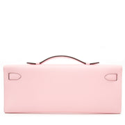 koop veilig online aan de beste prijs Hermès Kelly Cut Pochette Rose Sakura Swift Phw