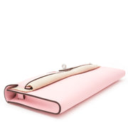 shop your luxury Hermès Kelly Cut Pochette Rose Sakura Swift Phw for christmas worldwide shipping