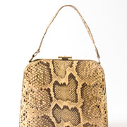 2de hands vintage avondtas in python leer aan de beste prijs online webshop labellov, belgie