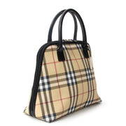 designer vintage Burberry horseferry handtas tweedehands aan de beste prijs 100% authentiek merk hantassen