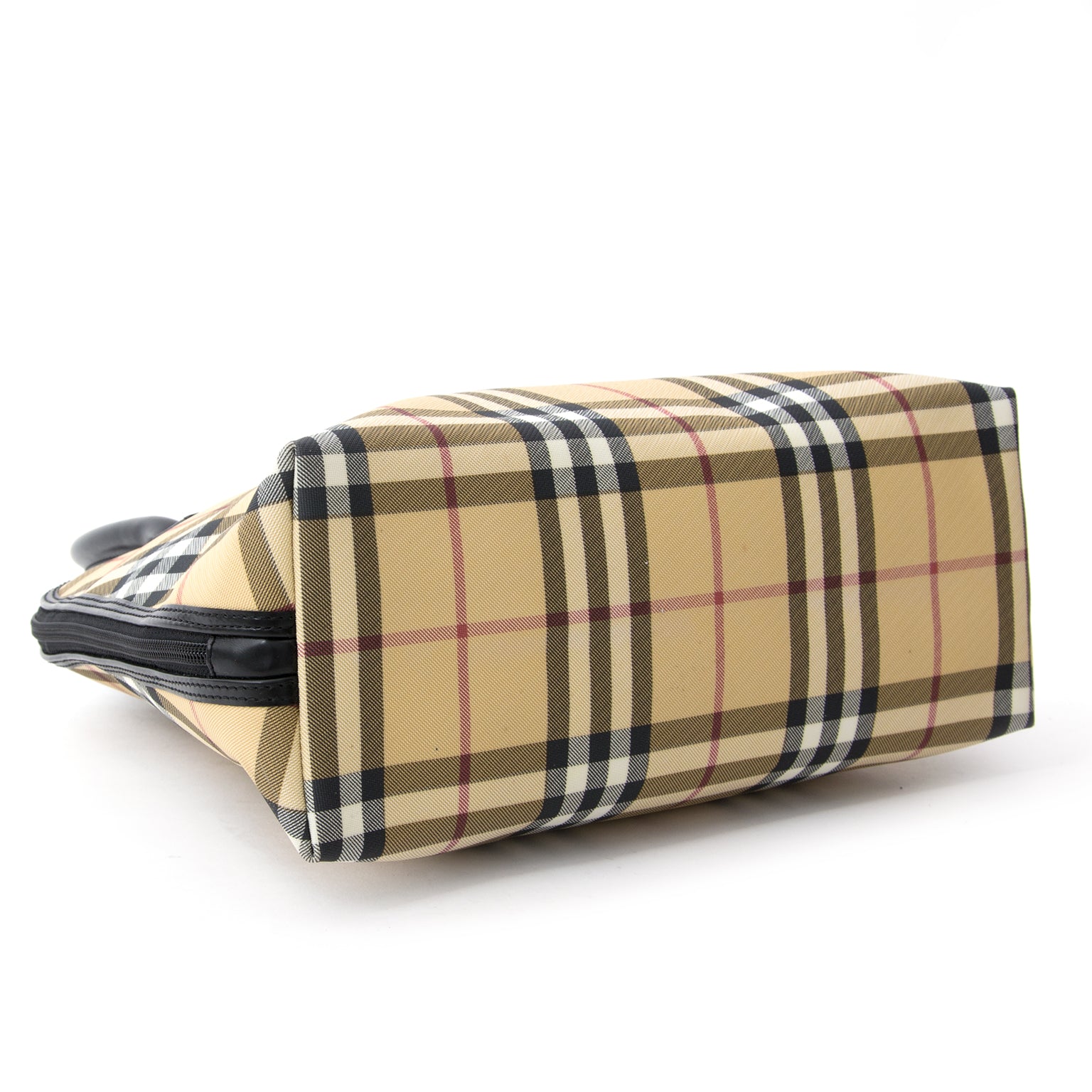 buy safe and secure second hand burberry horseferru check top handle bag at the best price webshop labellov