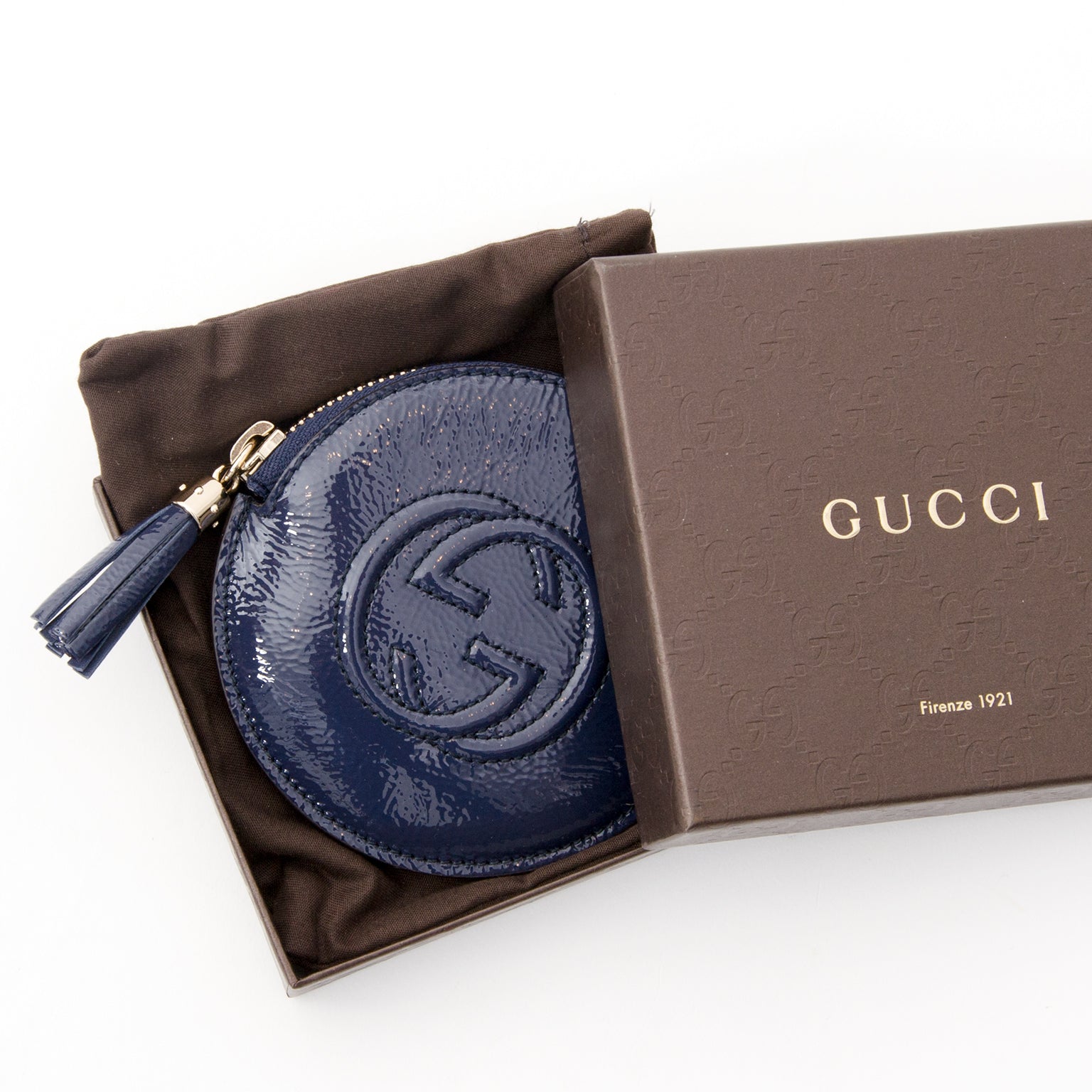 acheter safe et secure seconde main gucci laquee portefeuille pour le meilleur prix comme neuf