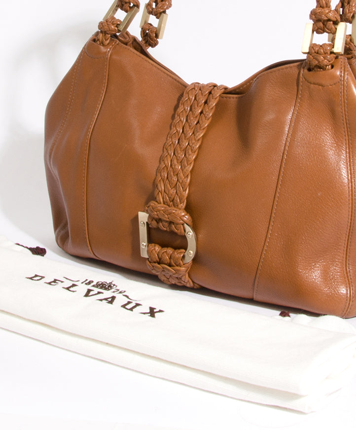 acheter en ligne 100% authentic occasion Delvaux cognac sac a main pour le meilleur prix 100% fiable, Anvers