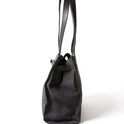 koop veilig online tweedehands designer vintage Jil Sander grijze schoudertas voor de beste prijs