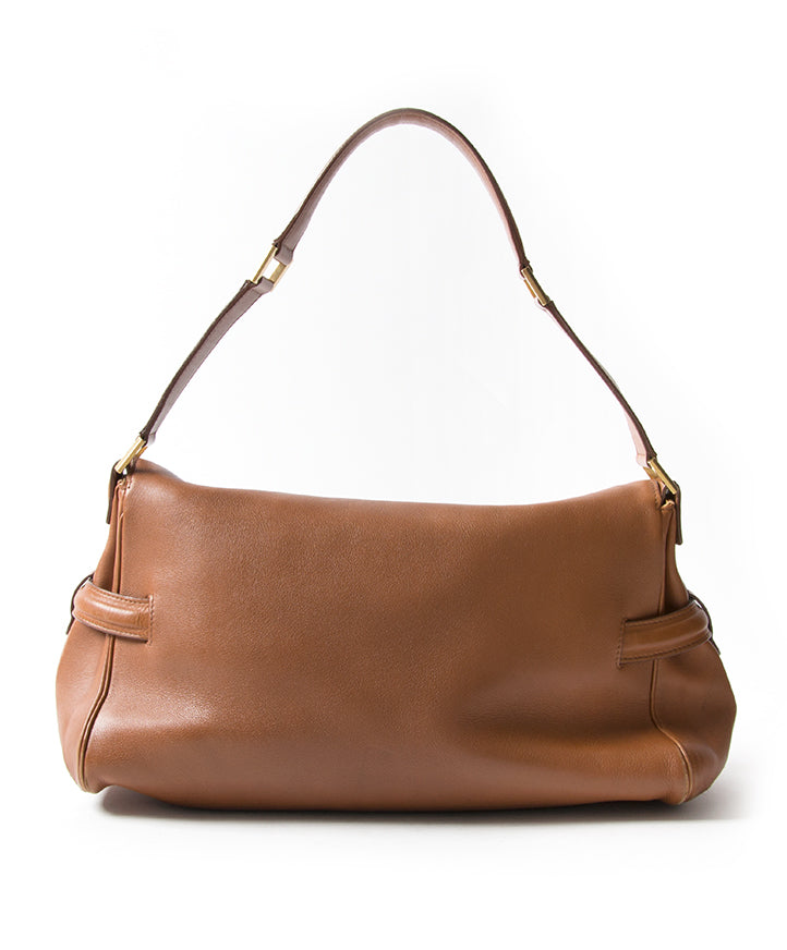 Delvaux Tempête Shoulder Bag in Cognac sécure shopping faire le shopping sécurité Anvers Belgique online webshop en vogue marque luxe designer sacs authentique