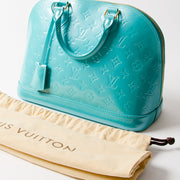 Louis Vuitton Alma Vernis Blue Lagoon PM LabelLOV Antwerp Belgium online safe shopping webshop labels brands designers luxury fashion right price authentic secondhand