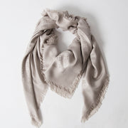 Louis Vuitton Beige Monogram Scarf secondhand safe online shopping webshop Antwerp Belgium LabelLOV authentic fashion accessories luxury brands labels designers