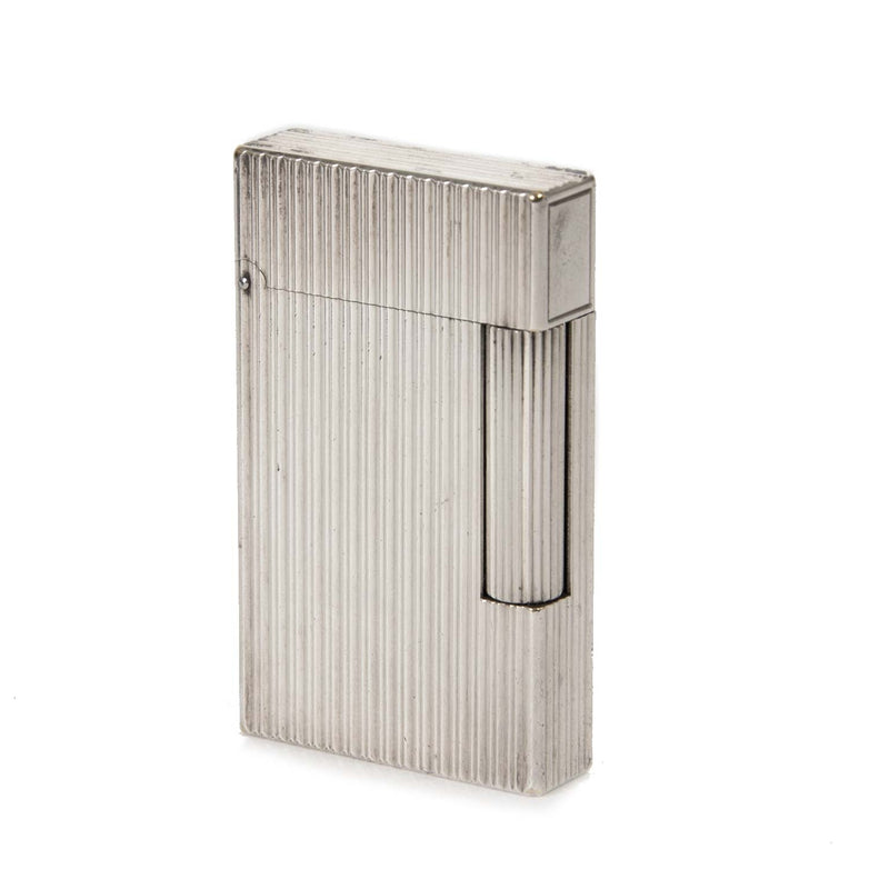 S.T. Dupont silver lighter now for sale at labellov vintage fashion webshop belgium