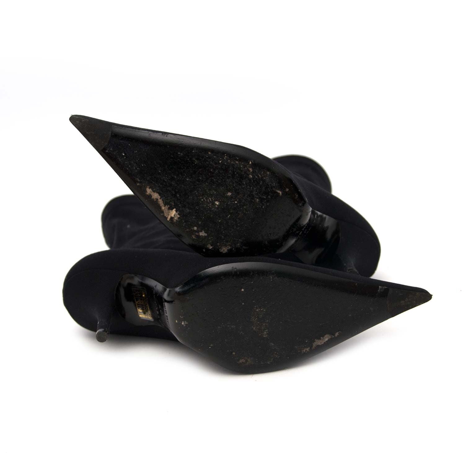 noir bottes de Balenciaga