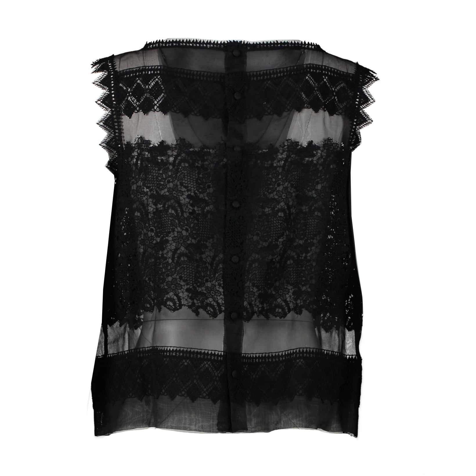 Ermanno Scervino Black Lace Top