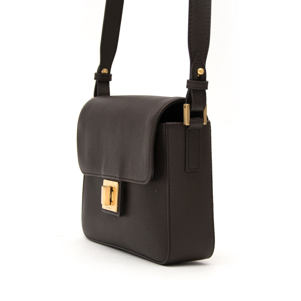 acheter en ligne seconde main sac a main Elie Saab Chocolate Shoulder Bag pour le meileur prix