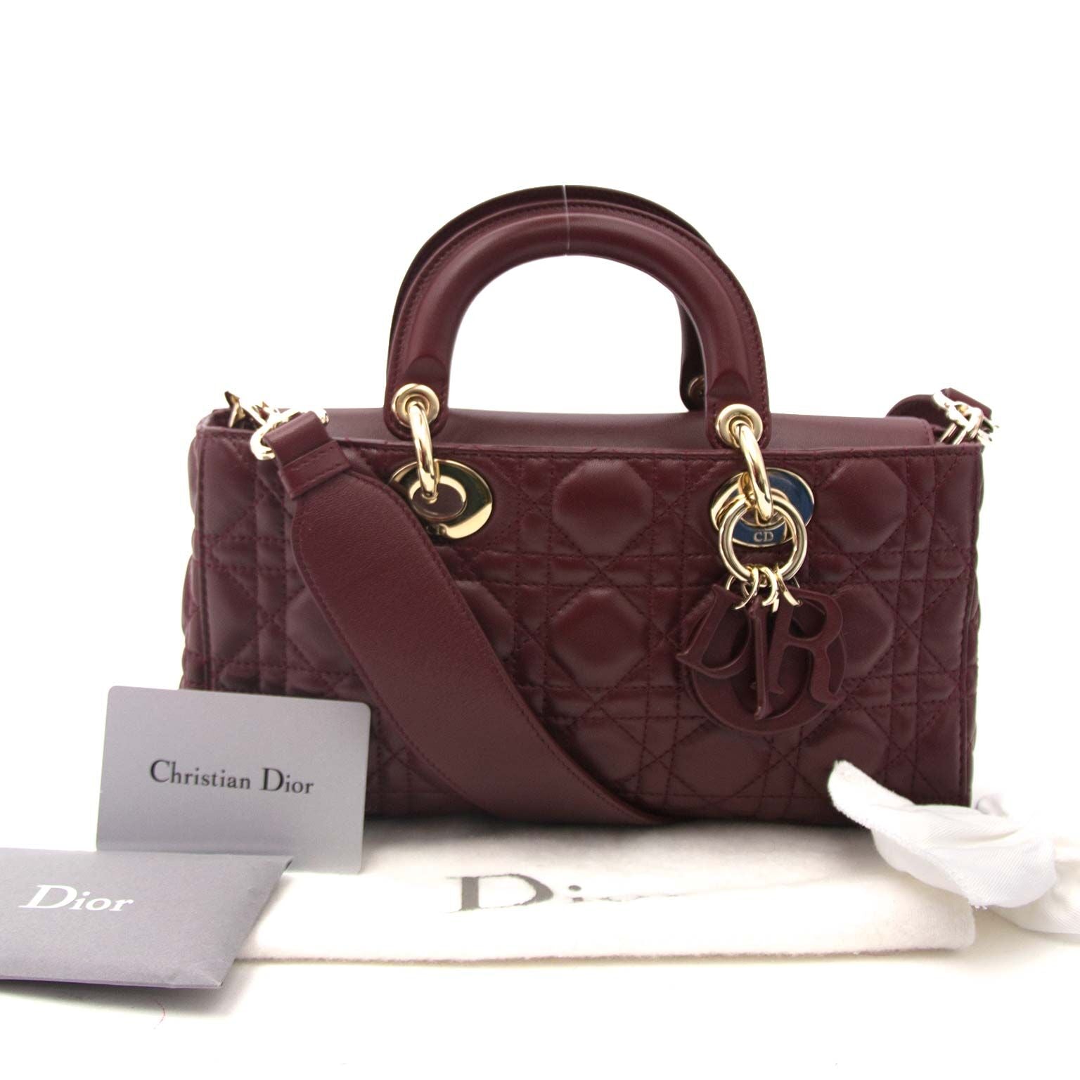 Lambskin leather dior