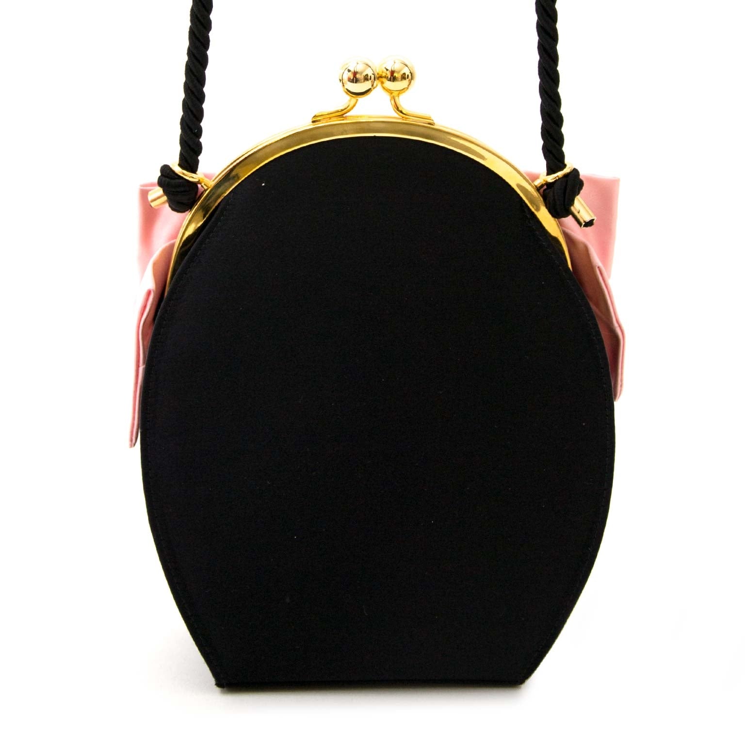 Buy escada satin bow bag now online at labellov vintage fashion webshop belgium