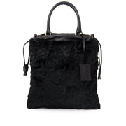 acheter en ligne pour le meilleur prix comme neuf Etro Black Rabbit Fur Tote