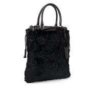 shop safe online at the best price Etro Black Rabbit Fur Tote
