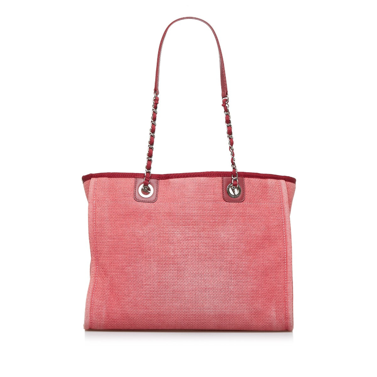 Shop safe online at Labellov in Antwerp, Brussels and Knokke this 100% authentic second hand Chanel Framboise Small Deauville Shoulder Bag