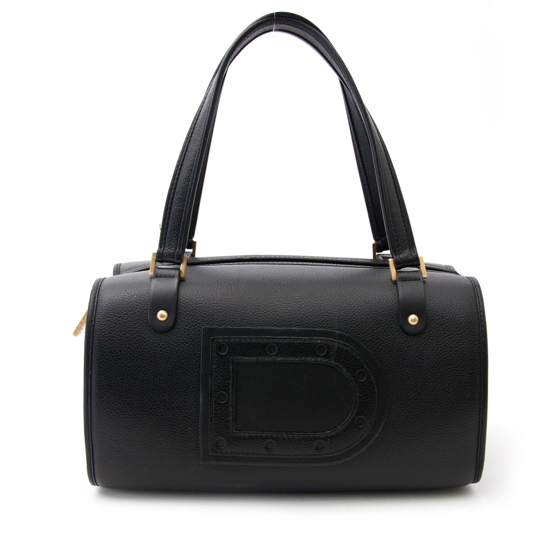 koop online aan de beste prijs jou tweedehands Delvaux Black Astrid Boston PM Bag