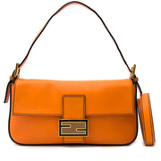 Fendi Orange Baguette Shoulder Bag Buy authentic designer Fendi secondhand bags at Labellov at the best price. Safe and secure shopping. Koop tweedehands authentieke Fendi tassen bij designer webwinkel labellov.