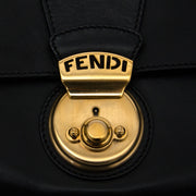 koop veilig online aan de beste prijs Fendi Black Croissant Bag